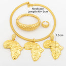 Conjuntos Folheados Mapa Gold - Brincos + Colar, Bracelete e Anel - A partir de