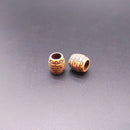 Anéis para Tranças - Amadeirado - Kit 50 peças!