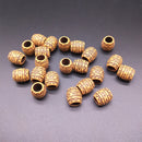 Anéis para Tranças - Amadeirado - Kit 50 peças!