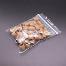 Anéis para Tranças - Amadeirado - Kit 50 peças!