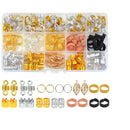 Anéis para Tranças e Dreads - Kit com 200 peças! (Modelos diversificados)