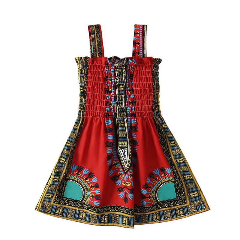 Vestido Infantil Afro Princess - Verão 🌞⛱️
