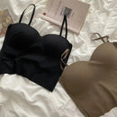 Blusinhas Flirt - Alça dupla fina ajustável e bojo🖤