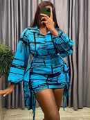 Conjunto Shewa - Blusa + Saia🤎