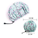 Touca de Banho Ajustável - Duplo Revestimento - Para cabelos longos ou muito volumosos