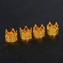 Anéis para Tranças e Dreads - Coroa 👑 - Pacote c/ 100 peças!