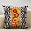 Capas de Almofada - Afro Design - Um toque de elegância ao seu ambiente!🖤